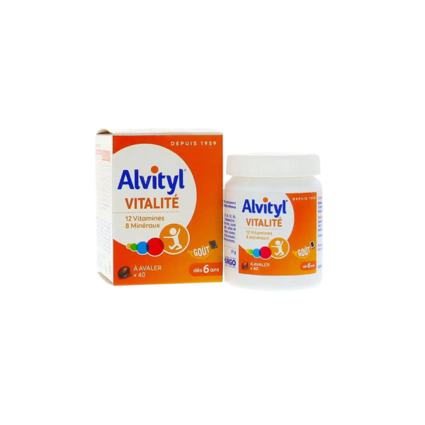 ALVITYL Vitalité A Avaler 40 COMPRIMES
